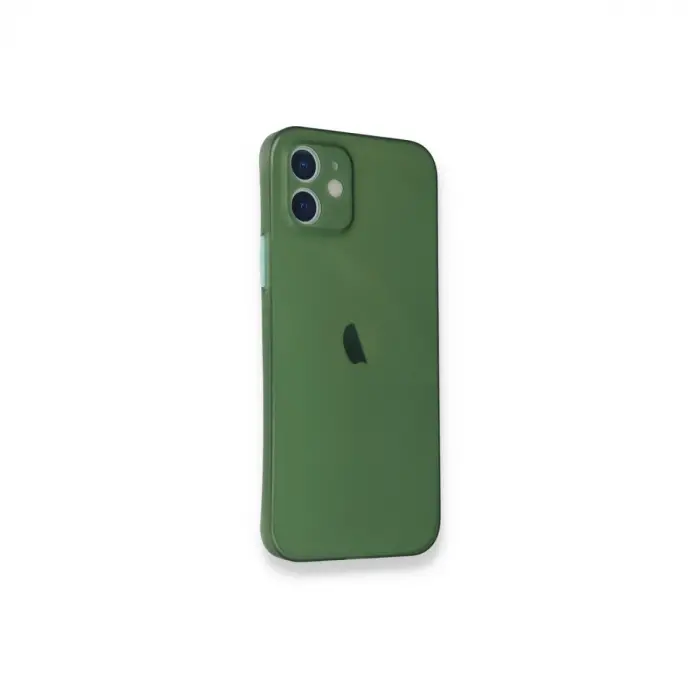 İphone 12 Mini Kılıf Pp Ultra İnce Kapak - Yeşil