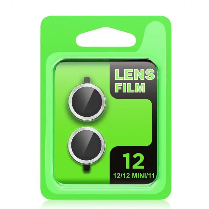 İphone 12 Mini Raze Metal Kamera Lens - Yeşil