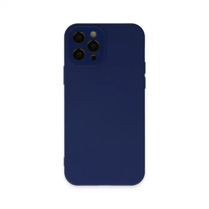 İphone 12 Pro Kılıf Lansman Glass Kapak - Sky Blue