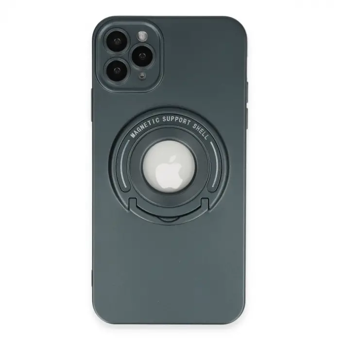 İphone 12 Pro Kılıf Lukka Magneticsafe Kapak - Koyu Yeşil