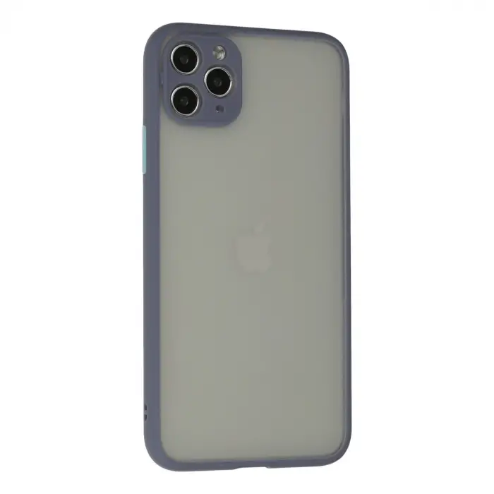 İphone 12 Pro Kılıf Montreal Silikon Kapak - Gri