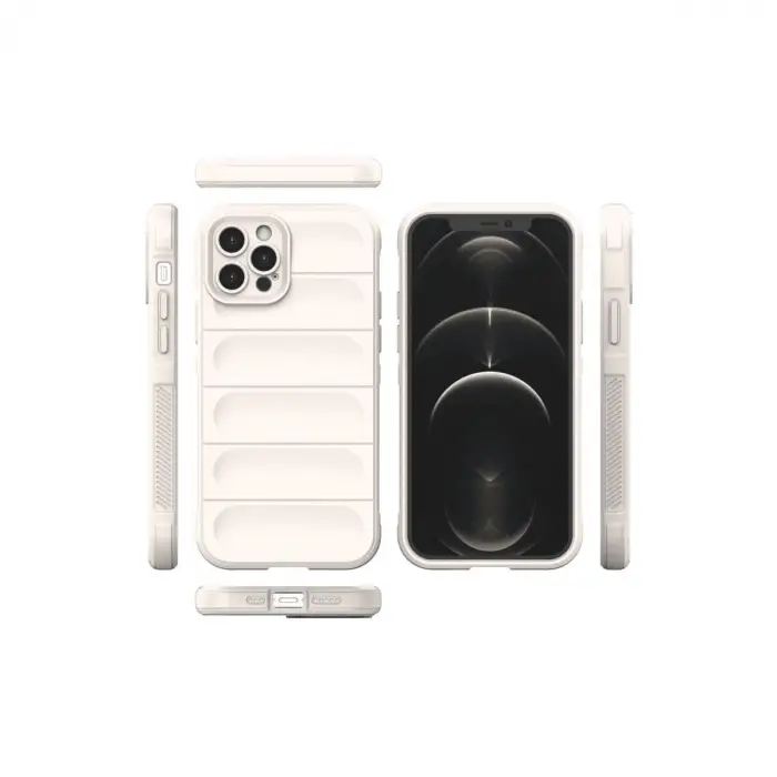 İphone 12 Pro Kılıf Optimum Silikon - Krem