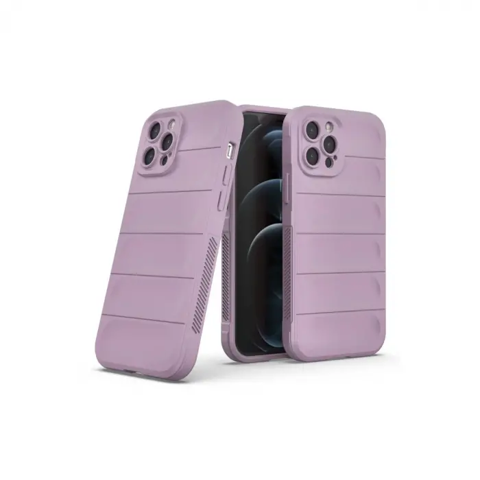 İphone 12 Pro Kılıf Optimum Silikon - Mor