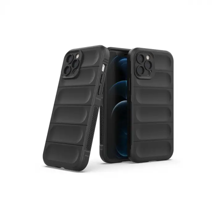 İphone 12 Pro Kılıf Optimum Silikon - Siyah