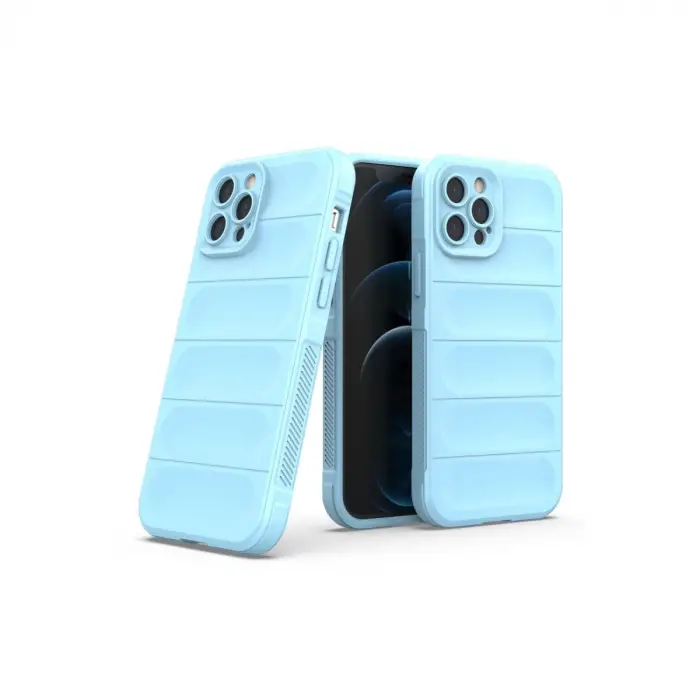 İphone 12 Pro Kılıf Optimum Silikon - Sky Blue