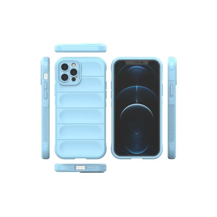 İphone 12 Pro Kılıf Optimum Silikon - Sky Blue