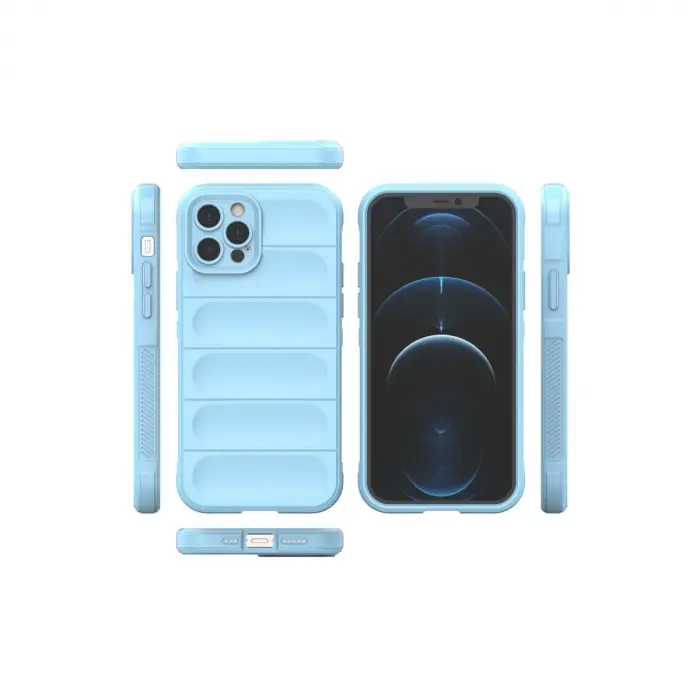 İphone 12 Pro Kılıf Optimum Silikon - Sky Blue