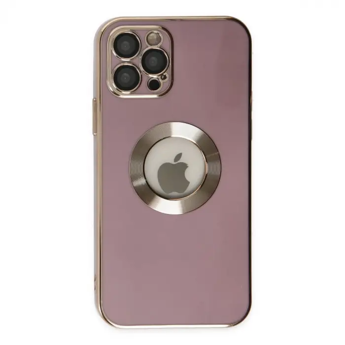 İphone 12 Pro Kılıf Store Silikon - Mor