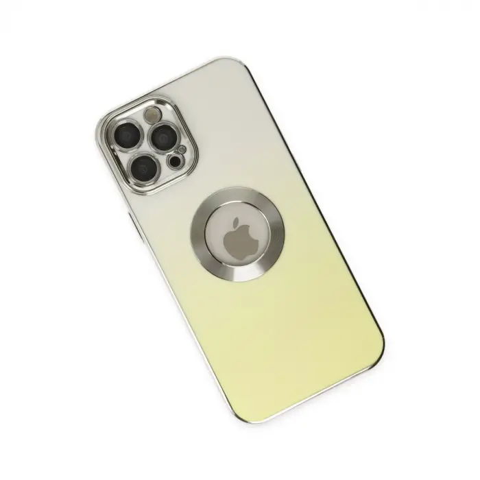 İphone 12 Pro Max Kılıf Best Silikon - Sarı