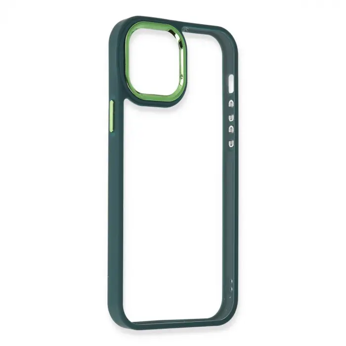 İphone 12 Pro Max Kılıf Dora Kapak - Haki Yeşil