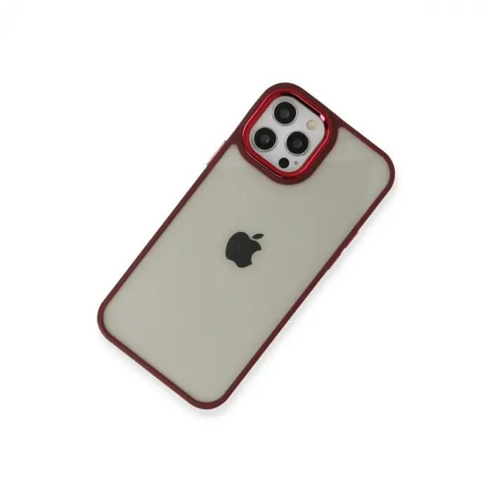 İphone 12 Pro Max Kılıf Dora Kapak - Kırmızı