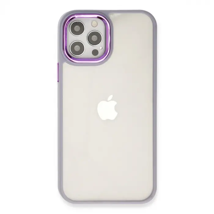 İphone 12 Pro Max Kılıf Dora Kapak - Lila