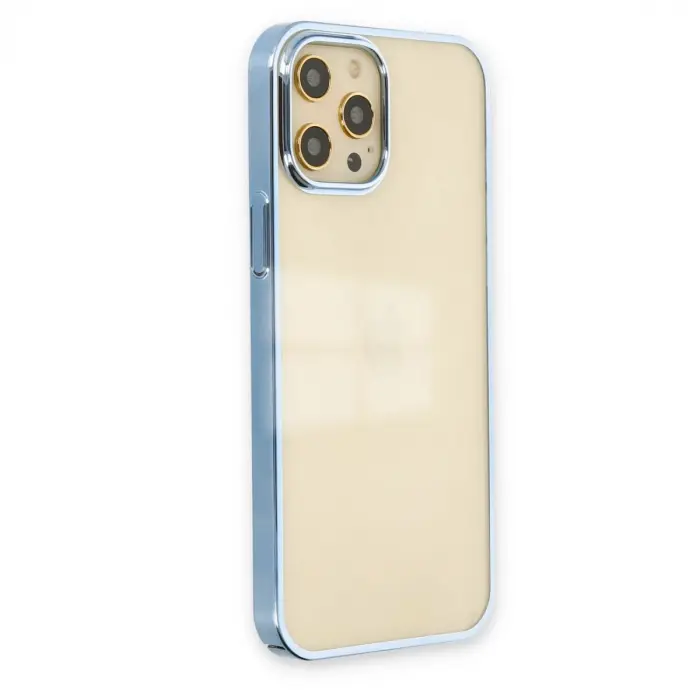 İphone 12 Pro Max Kılıf Element Silikon - Mavi