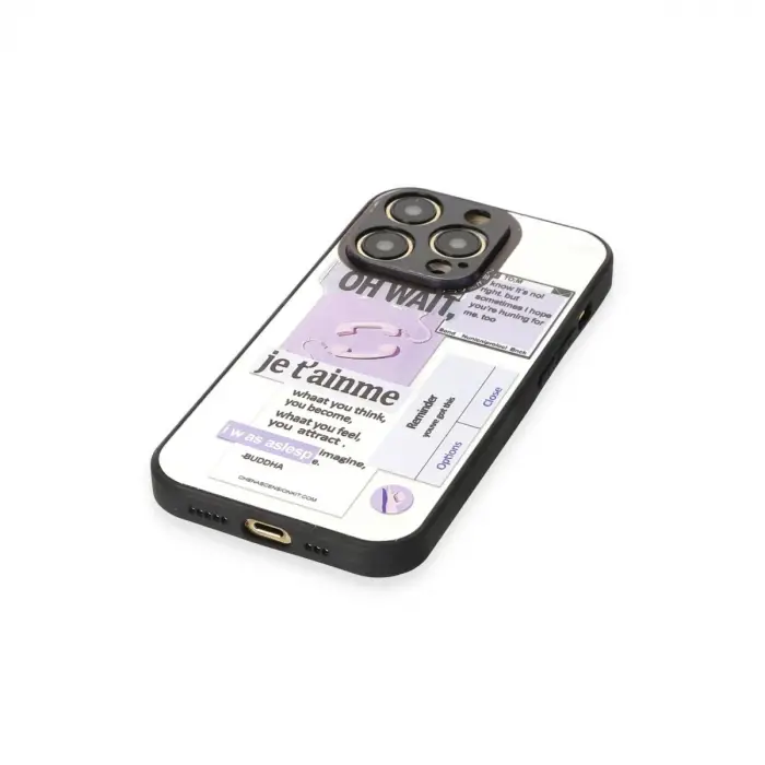 İphone 12 Pro Max Kılıf Mirror Desenli Kapak - Mirror - 4