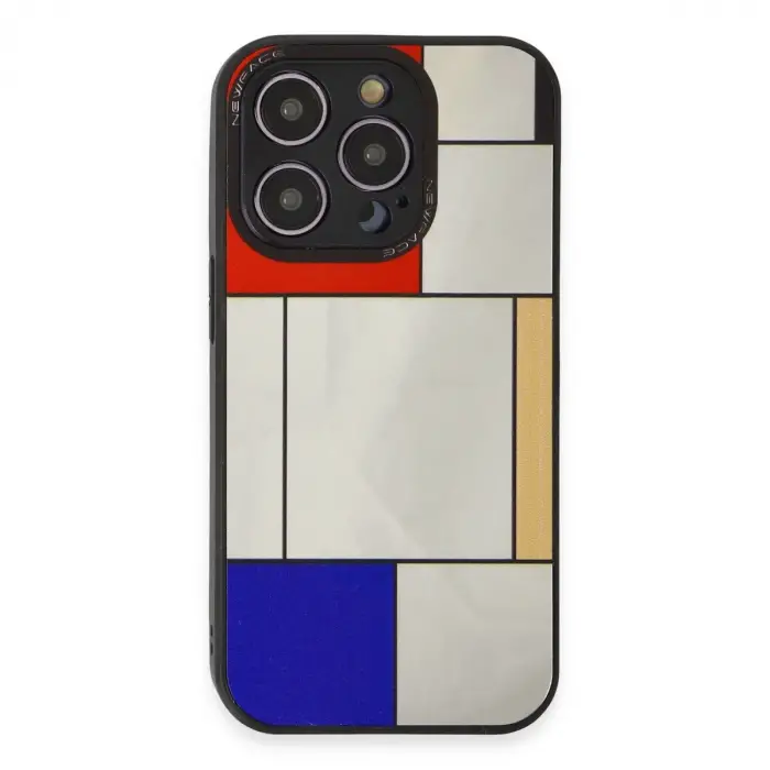 İphone 12 Pro Max Kılıf Mirror Desenli Kapak - Mirror - 9