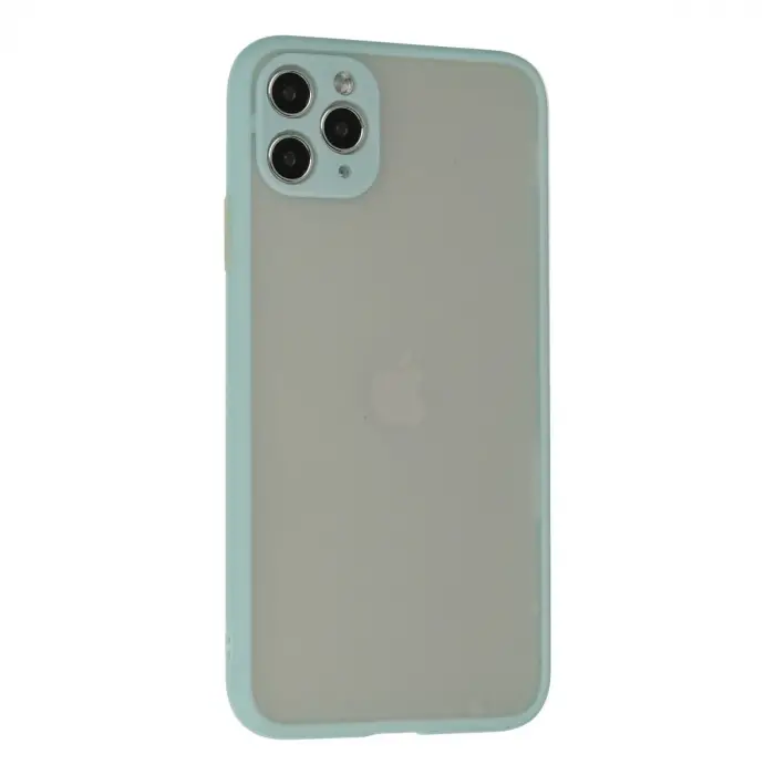 İphone 12 Pro Max Kılıf Montreal Silikon Kapak - Turkuaz