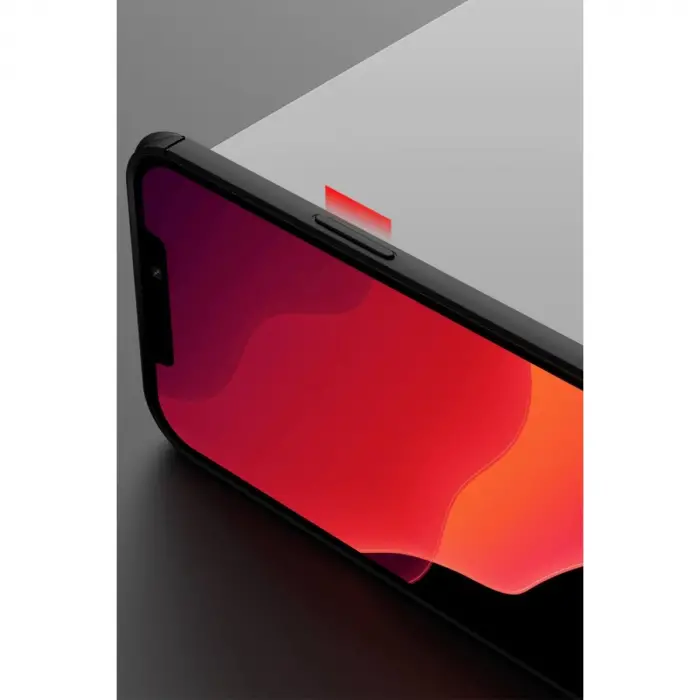İphone 12 Pro Max Kılıf Range Yüzüklü Silikon - Kırmızı