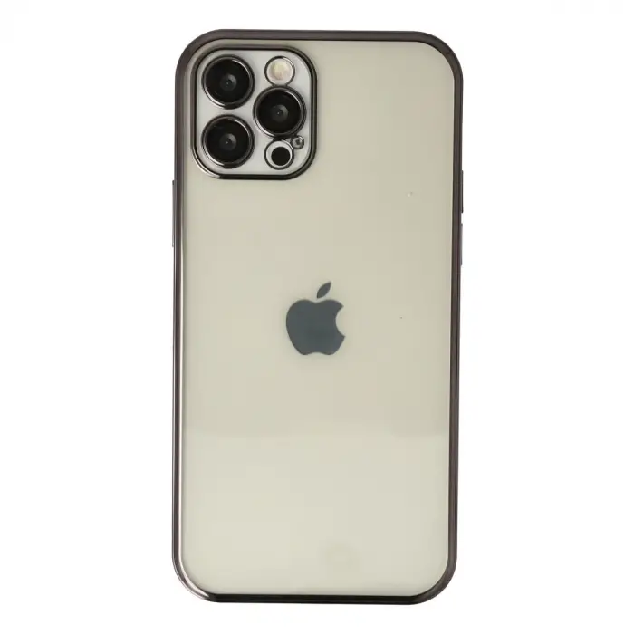 İphone 12 Pro Max Kılıf Razer Lensli Silikon - Siyah