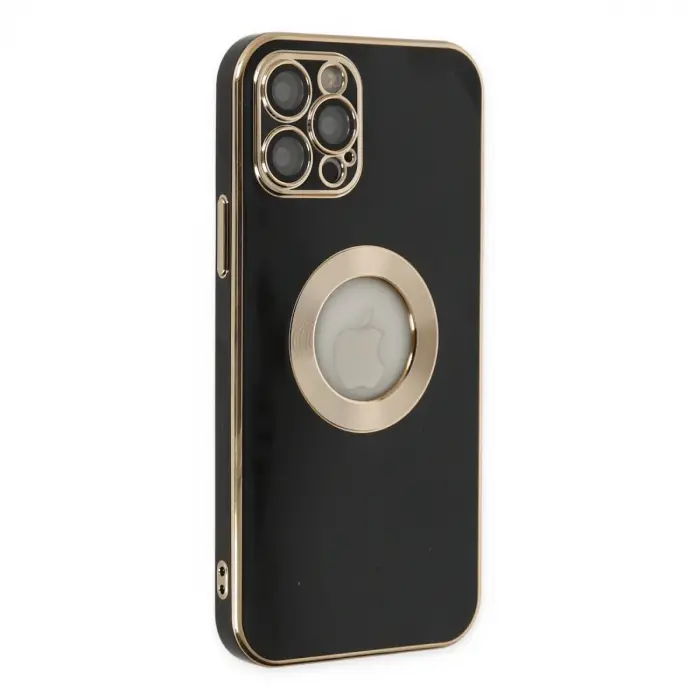 İphone 12 Pro Max Kılıf Store Silikon - Siyah