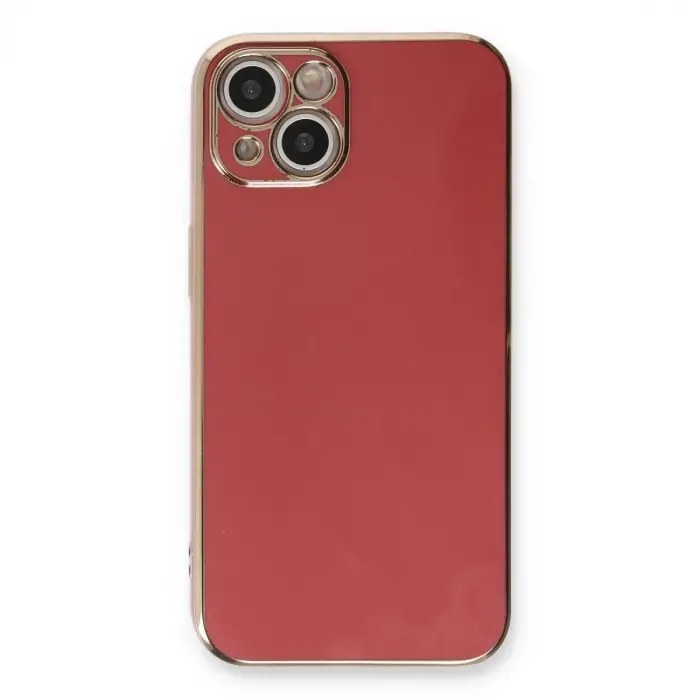 İphone 13 Kılıf Volet Silikon - Kırmızı