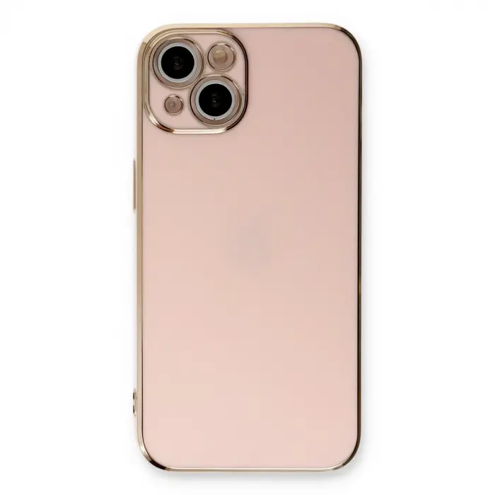 İphone 13 Kılıf Volet Silikon - Pembe