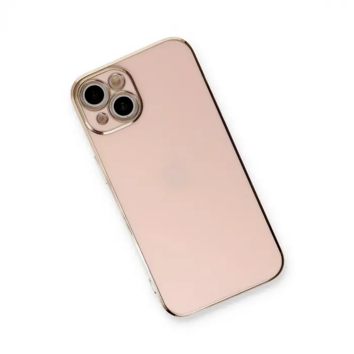İphone 13 Kılıf Volet Silikon - Pembe