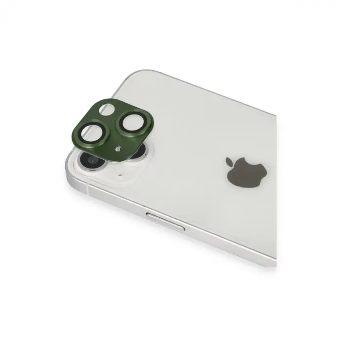 İphone 13 Pers Alüminyum Kamera Lens - Yeşil