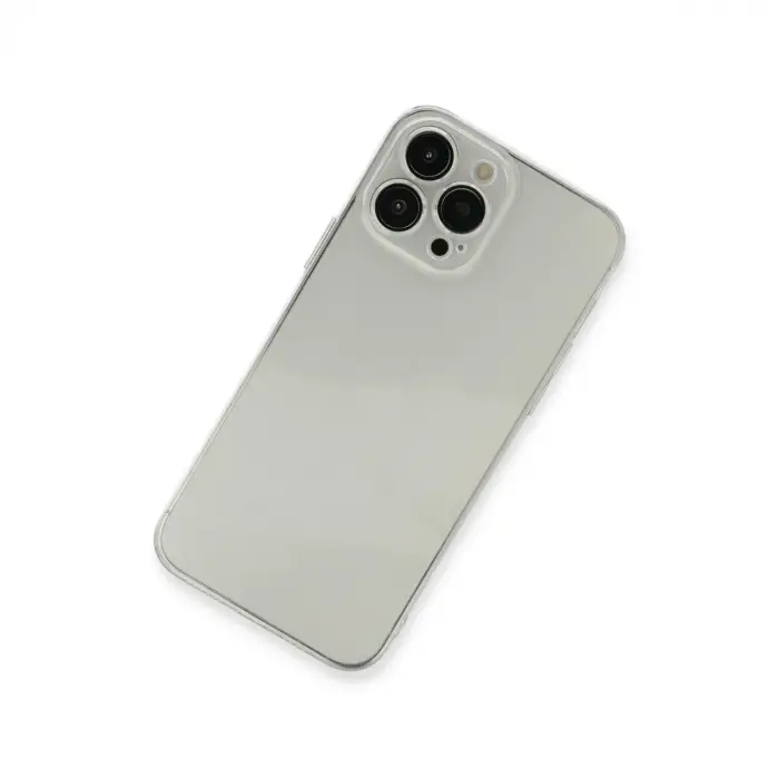 İphone 13 Pro Kılıf Fly Lens Silikon - Şeffaf