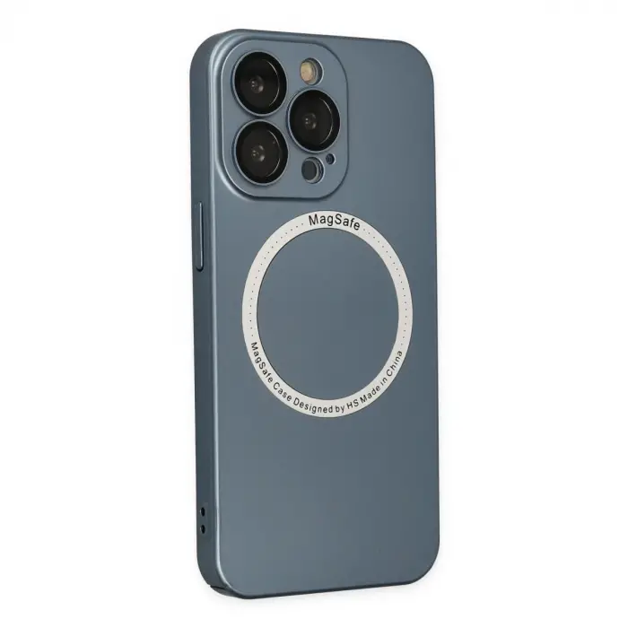 İphone 13 Pro Kılıf Jack Magneticsafe Lens Silikon - Sierra Blue