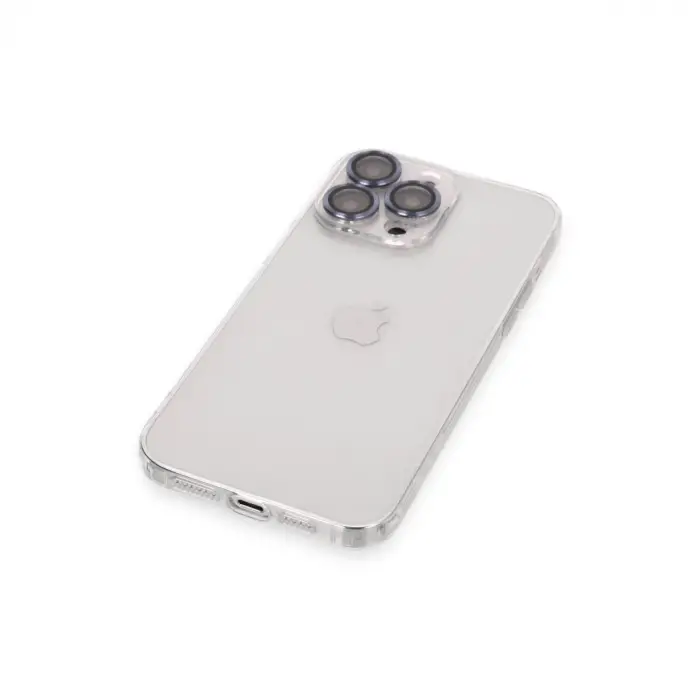 İphone 13 Pro Kılıf Luko Lens Silikon - Sierra Blue