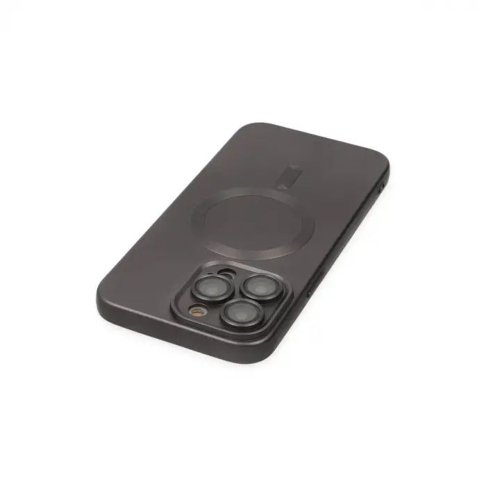 İphone 13 Pro Kılıf Moshi Lens Magneticsafe Silikon - Füme