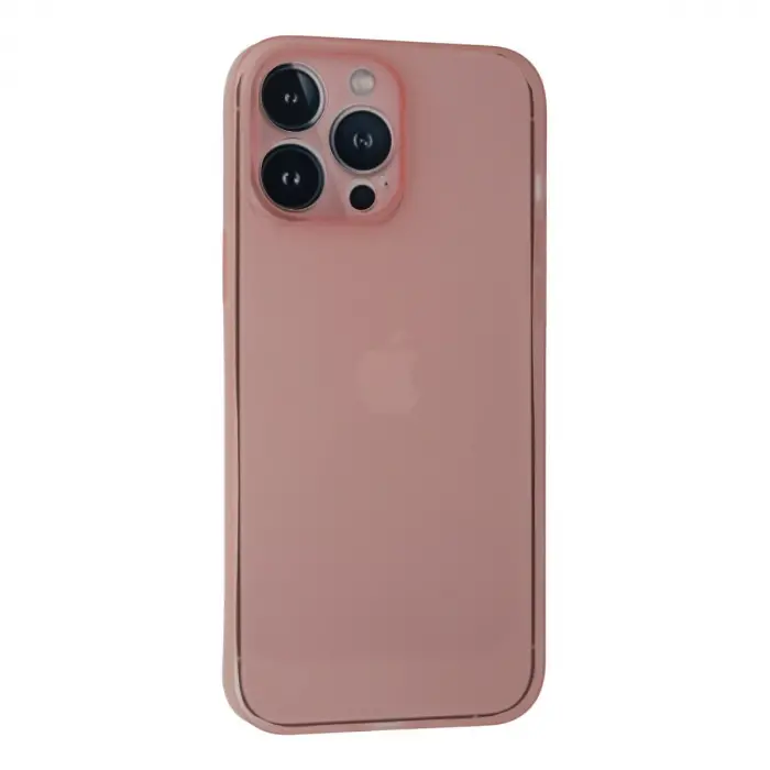 İphone 13 Pro Kılıf Pp Ultra İnce Kapak - Pembe