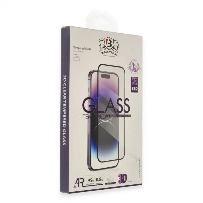 İphone 13 Pro Max Bilvis 3d Cam Ekran Koruyucu