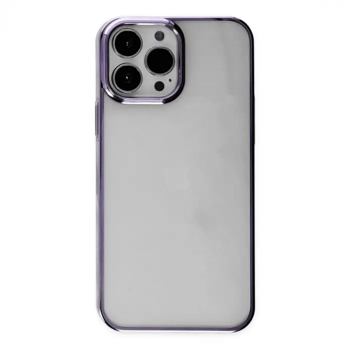 İphone 13 Pro Max Kılıf Element Silikon - Mor