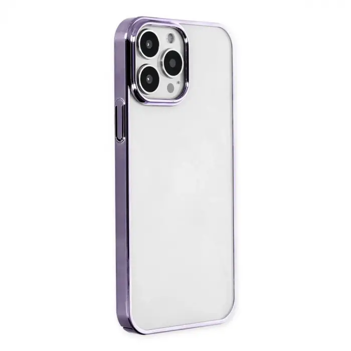 İphone 13 Pro Max Kılıf Element Silikon - Mor