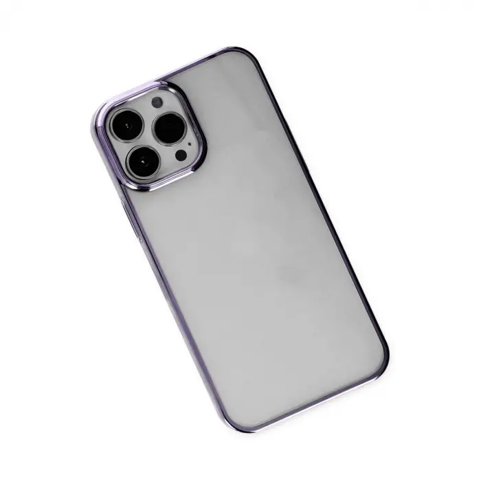 İphone 13 Pro Max Kılıf Element Silikon - Mor