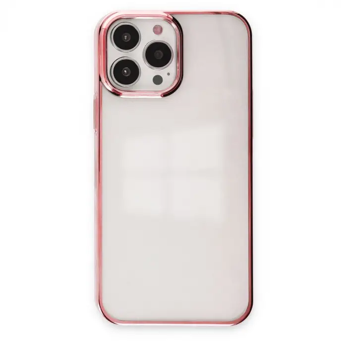 İphone 13 Pro Max Kılıf Element Silikon - Pembe