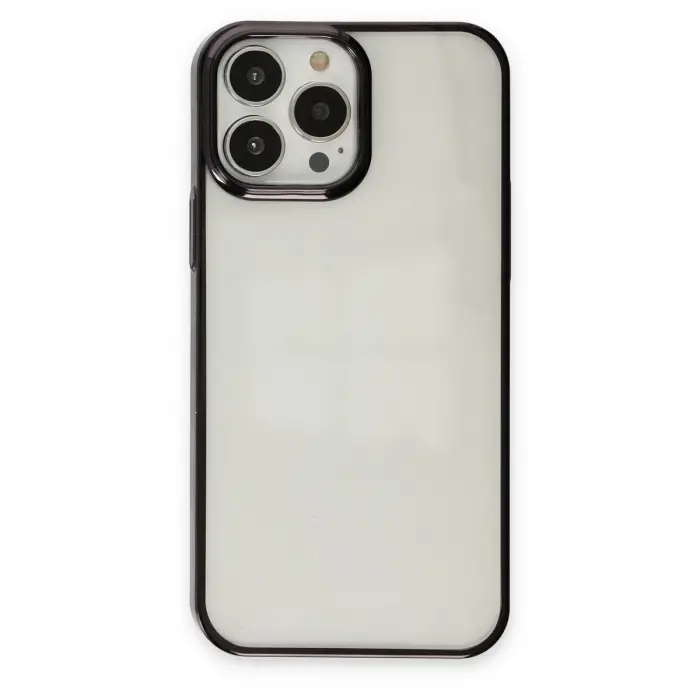 İphone 13 Pro Max Kılıf Element Silikon - Siyah