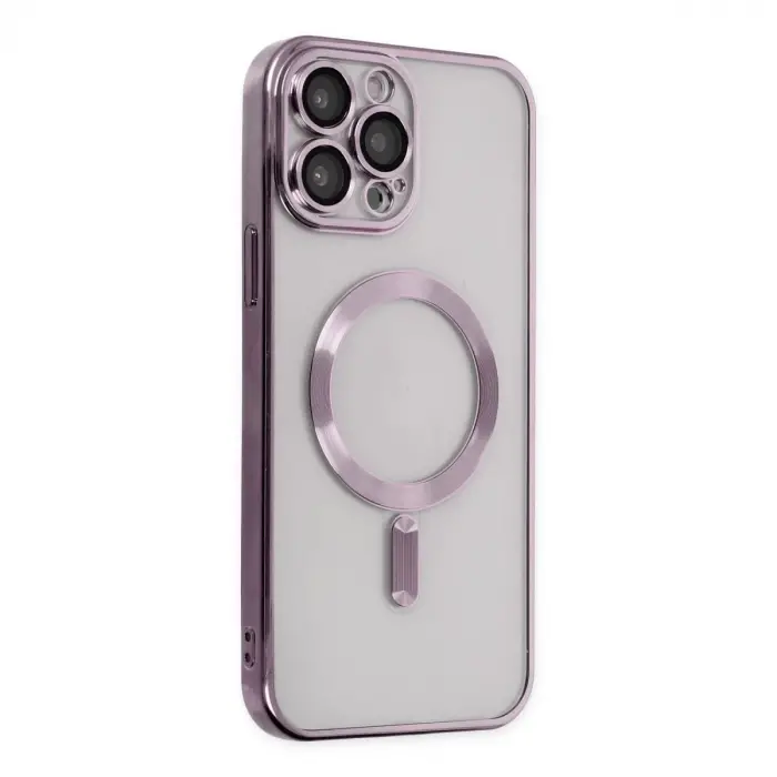 İphone 13 Pro Max Kılıf Kross Magneticsafe Kapak - Mor