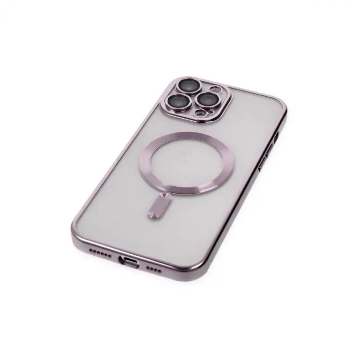 İphone 13 Pro Max Kılıf Kross Magneticsafe Kapak - Mor