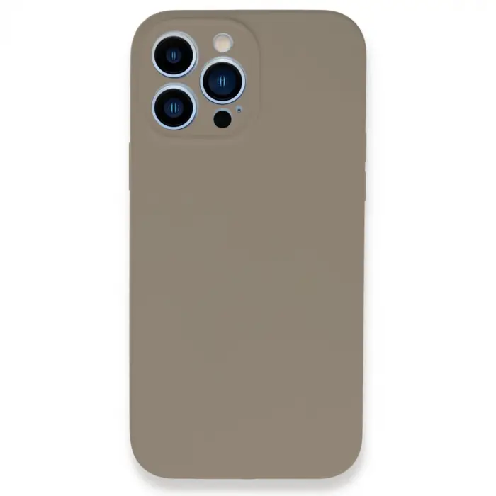 İphone 13 Pro Max Kılıf Lansman Legant Silikon - Bej