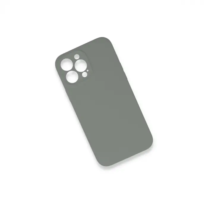 İphone 13 Pro Max Kılıf Lansman Legant Silikon - Gri