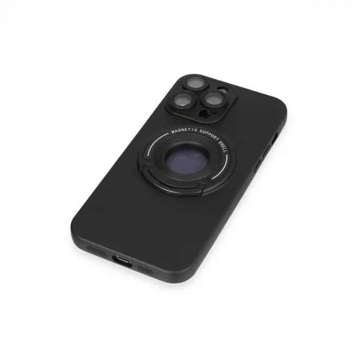 İphone 13 Pro Max Kılıf Lukka Magneticsafe Kapak - Siyah