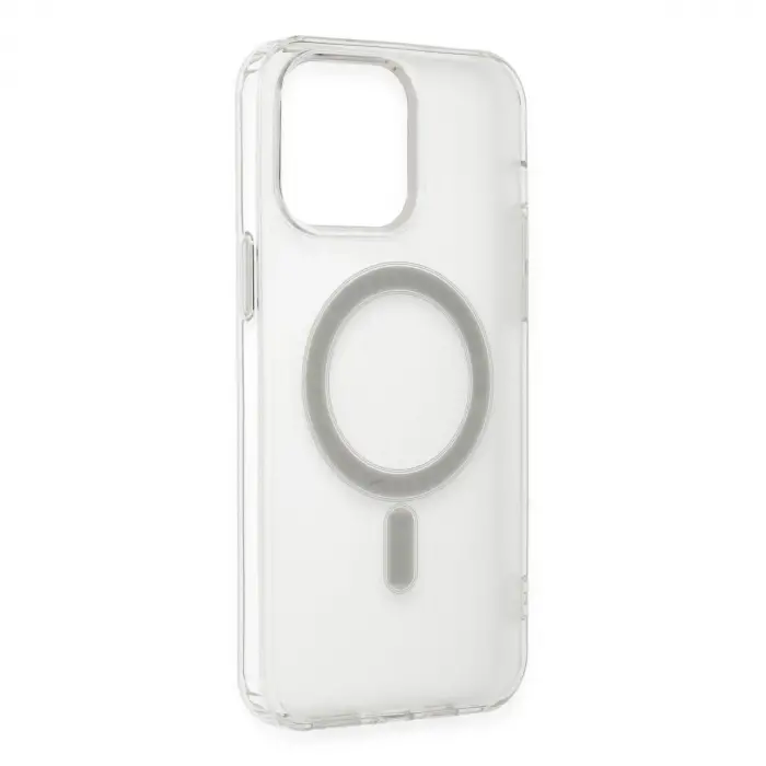 İphone 13 Pro Max Kılıf Matte Şeffaf Magneticsafe - Şeffaf