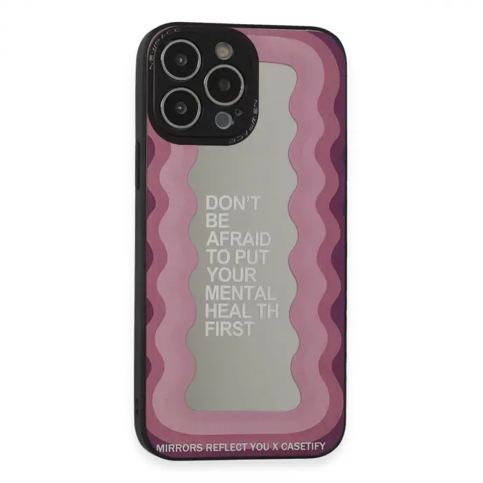 İphone 13 Pro Max Kılıf Mirror Desenli Kapak - Mirror - 11