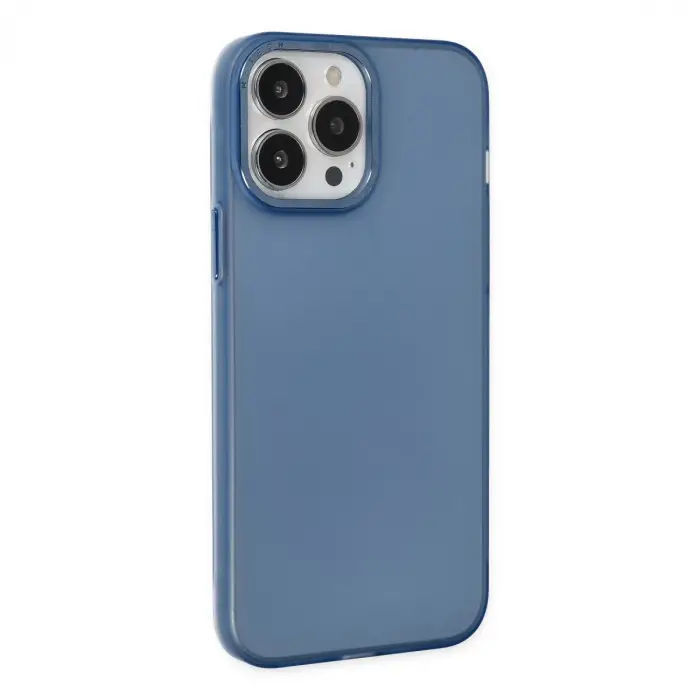 İphone 13 Pro Max Kılıf Modos Metal Kapak - Lacivert