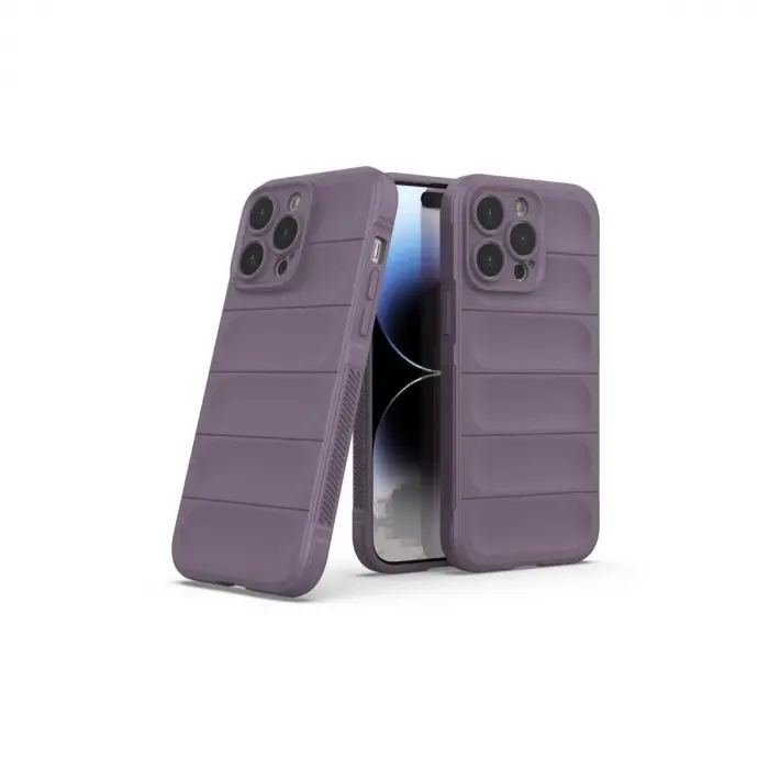 İphone 13 Pro Max Kılıf Optimum Silikon - Mor