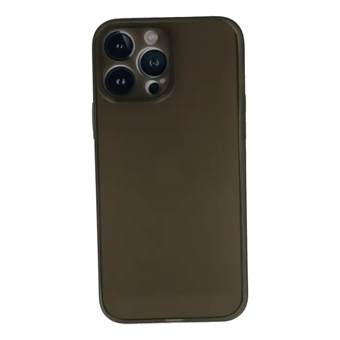 İphone 13 Pro Max Kılıf Pp Ultra İnce Kapak - Gri