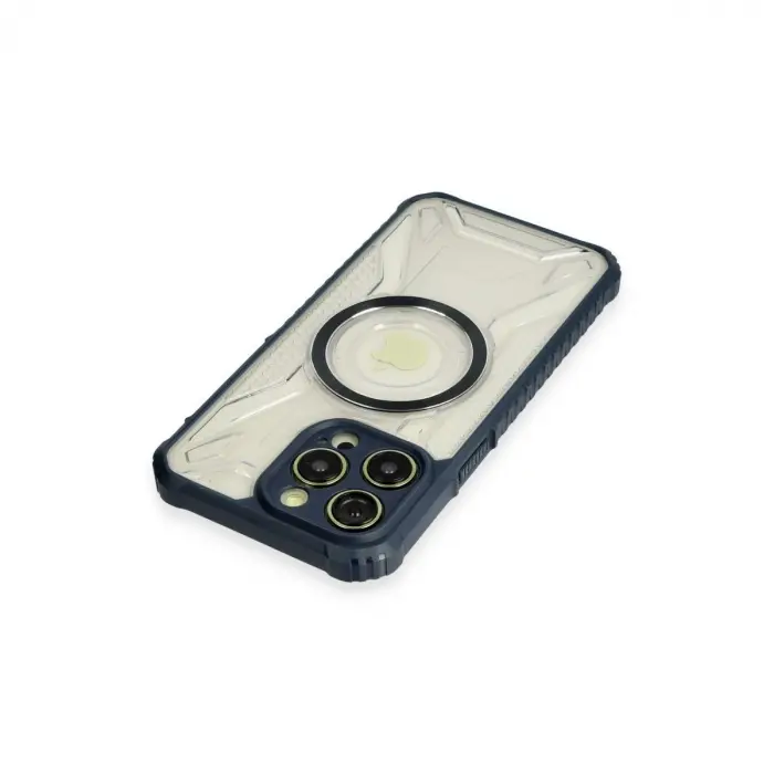 İphone 13 Pro Max Kılıf Prag Magneticsafe Kapak - Lacivert