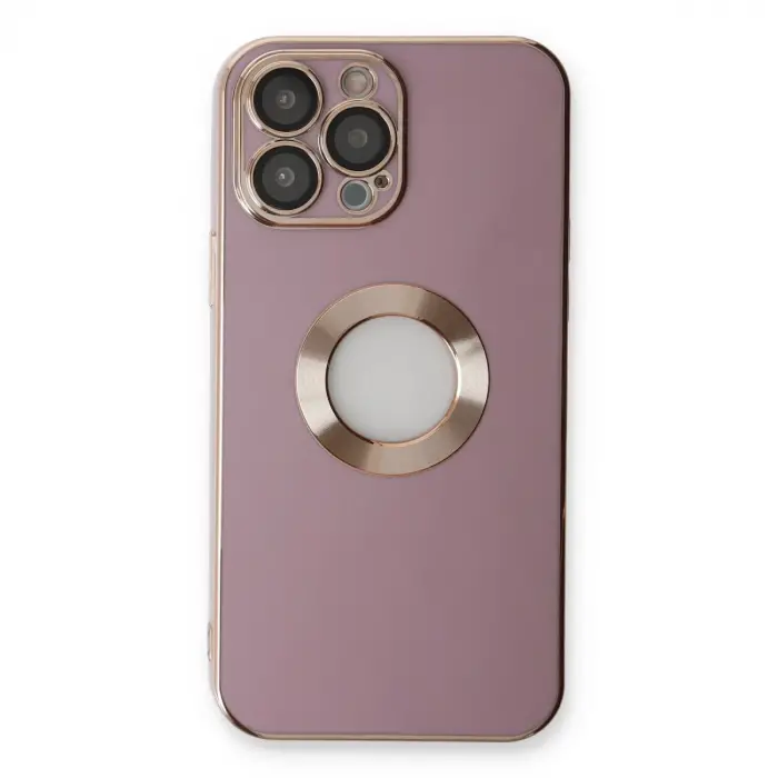 İphone 13 Pro Max Kılıf Store Silikon - Mor